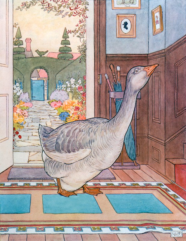 Goosey, Goosey Gander af Leonard Leslie Brooke