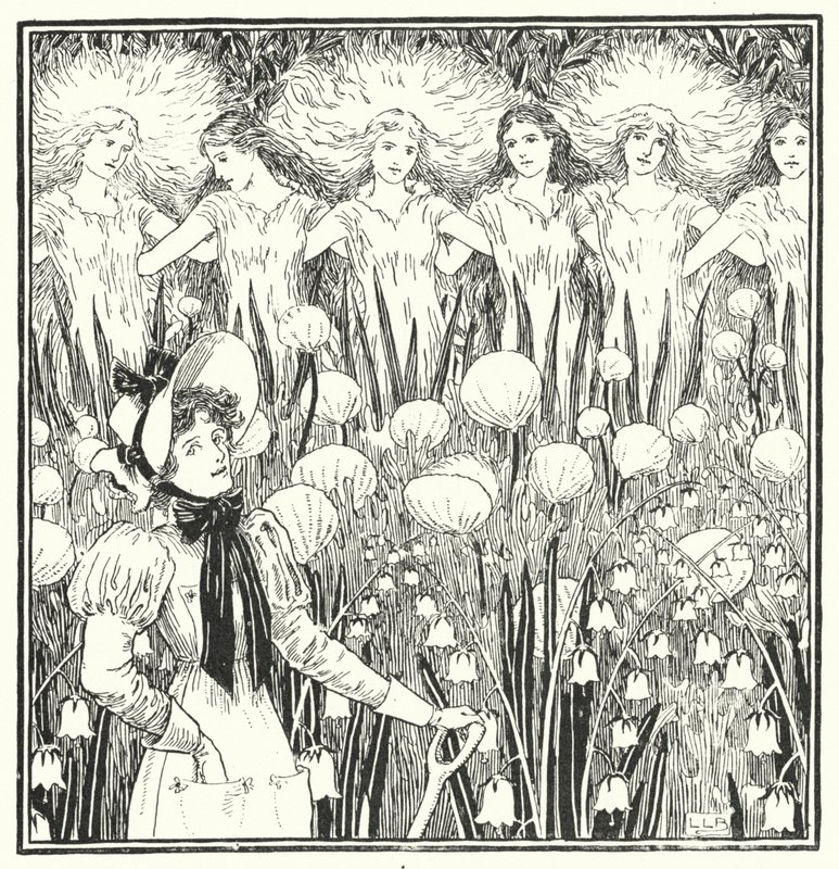 Elskerinde Mary, tværtimod, hvordan vokser din have (gravering) af Leonard Leslie Brooke
