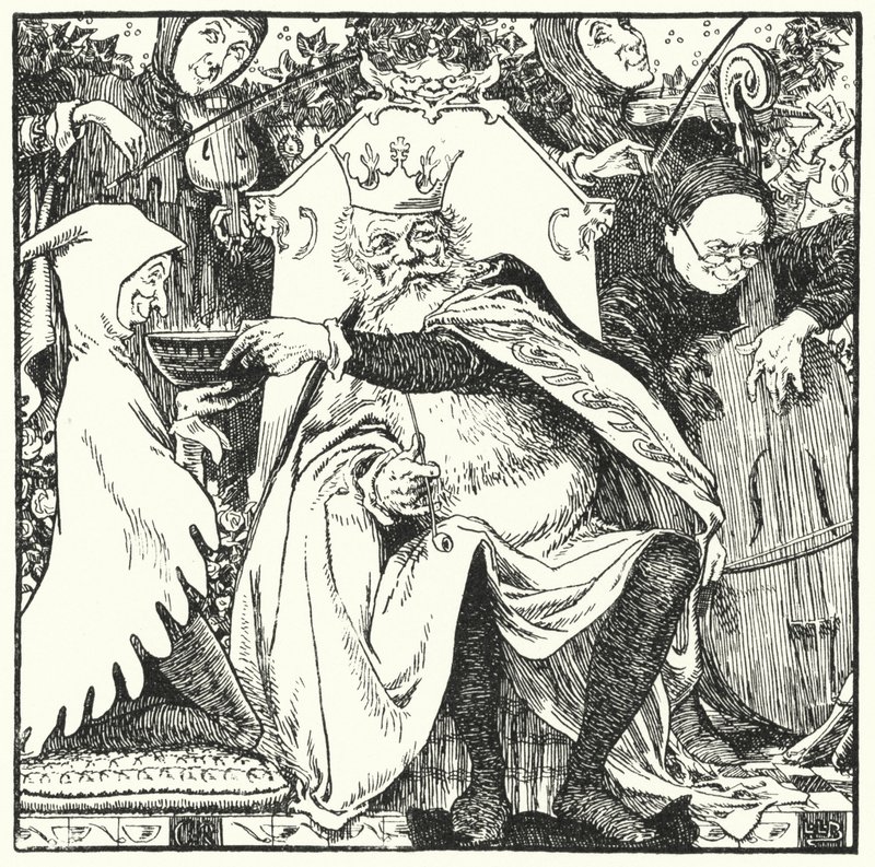 Old King Cole (gravering) af Leonard Leslie Brooke