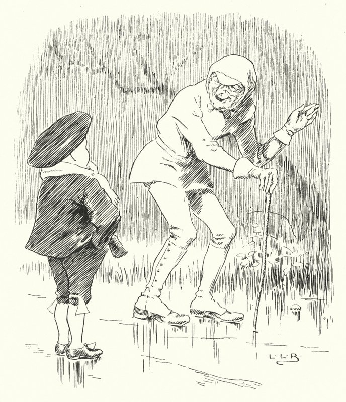 En tåget fugtig morgen, hvor vejret var overskyet (gravering) af Leonard Leslie Brooke