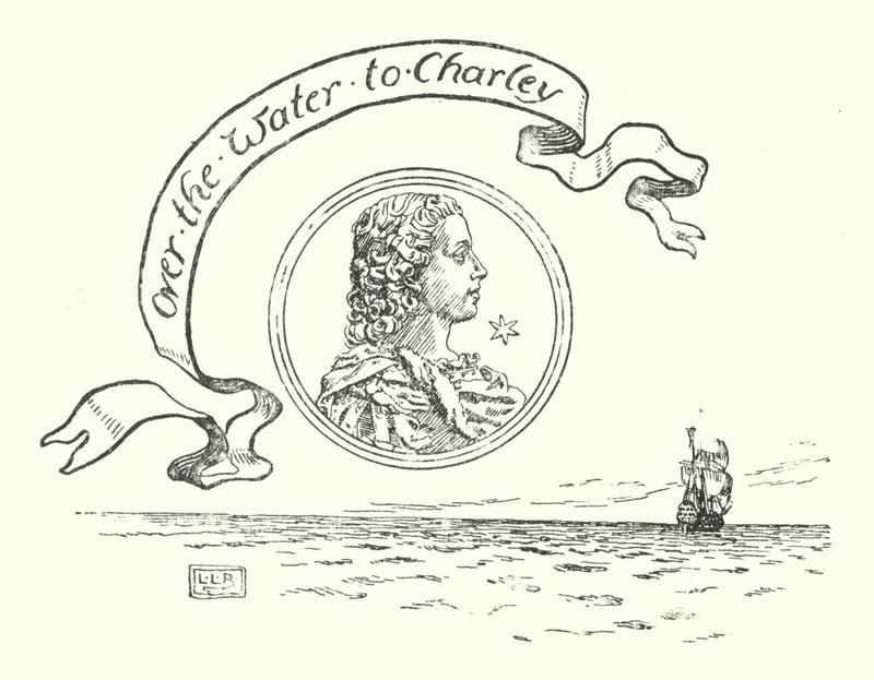 Over vandet og over havet og over vandet til Charley (gravering) af Leonard Leslie Brooke