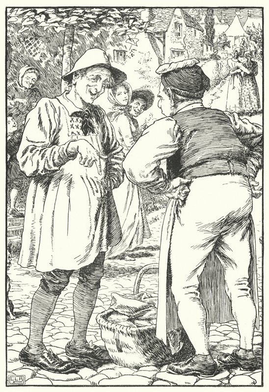 Simple Simon (gravering) af Leonard Leslie Brooke