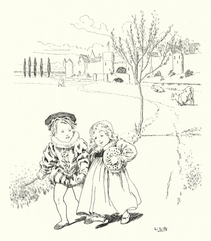 At markedsføre, at markedsføre, at købe en blommebolle (gravering) af Leonard Leslie Brooke