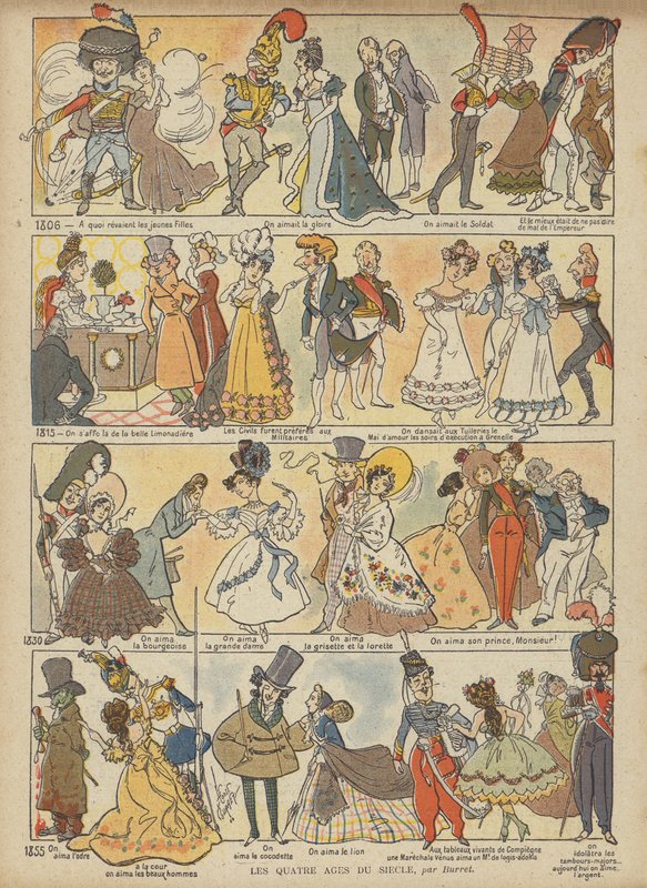Illustration til Le Rire af Leonce Burret