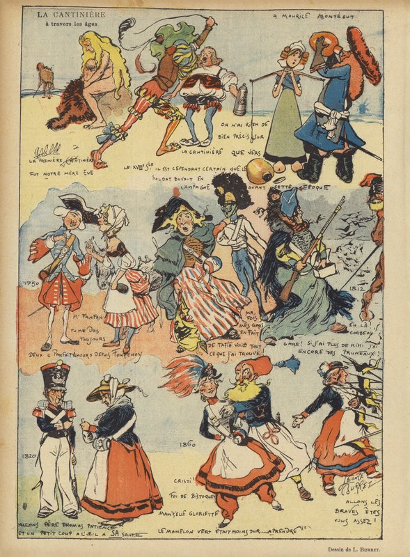Illustration til Le Rire af Leonce Burret