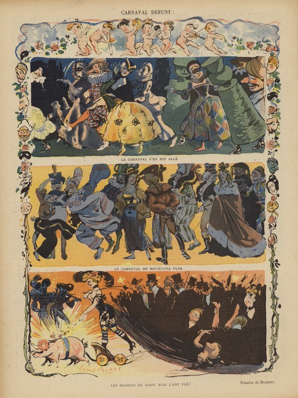 Illustration til Le Rire af Leonce Burret