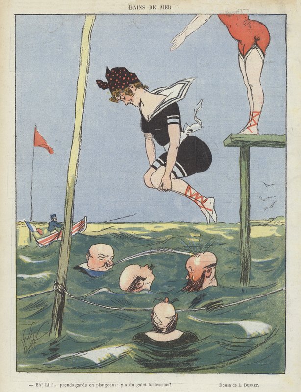 Illustration til Le Rire af Leonce Burret