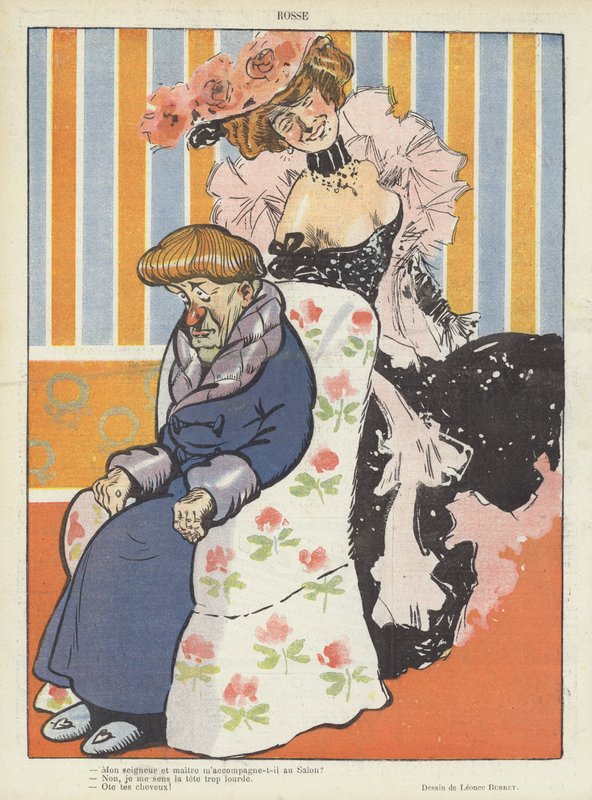 Illustration til Le Rire af Leonce Burret