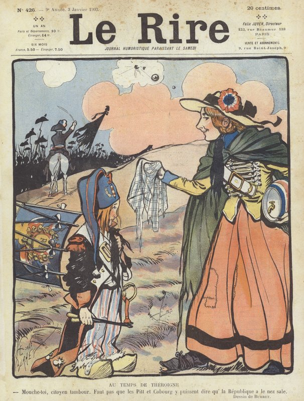 Illustration til Le Rire af Leonce Burret
