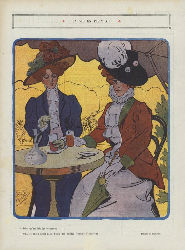 Illustration til Le Rire af Leonce Burret