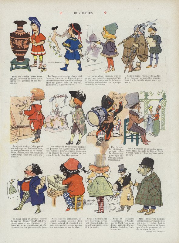 Illustration til Le Rire af Leonce Burret