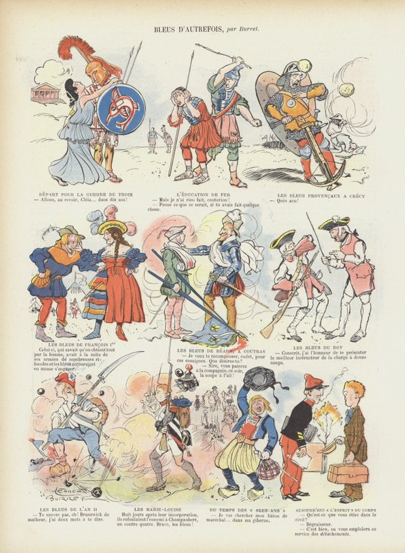 Illustration til Le Rire af Leonce Burret