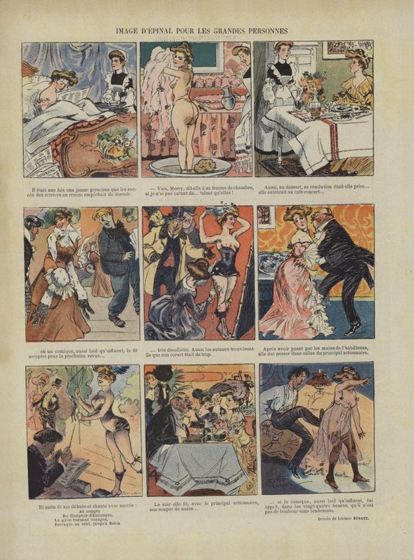Illustration til Le Rire af Leonce Burret
