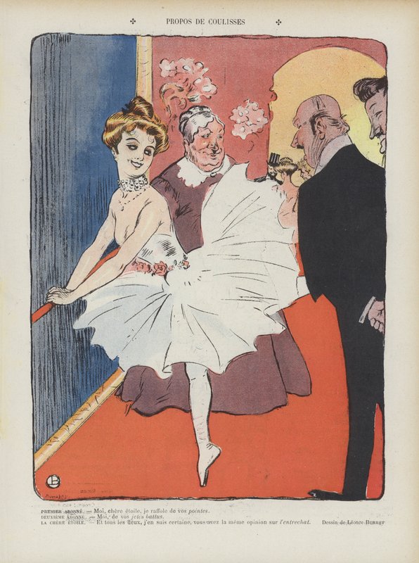 Illustration til Le Rire af Leonce Burret