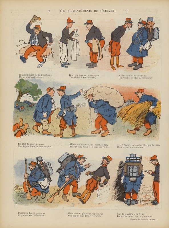 Illustration til Le Rire af Leonce Burret