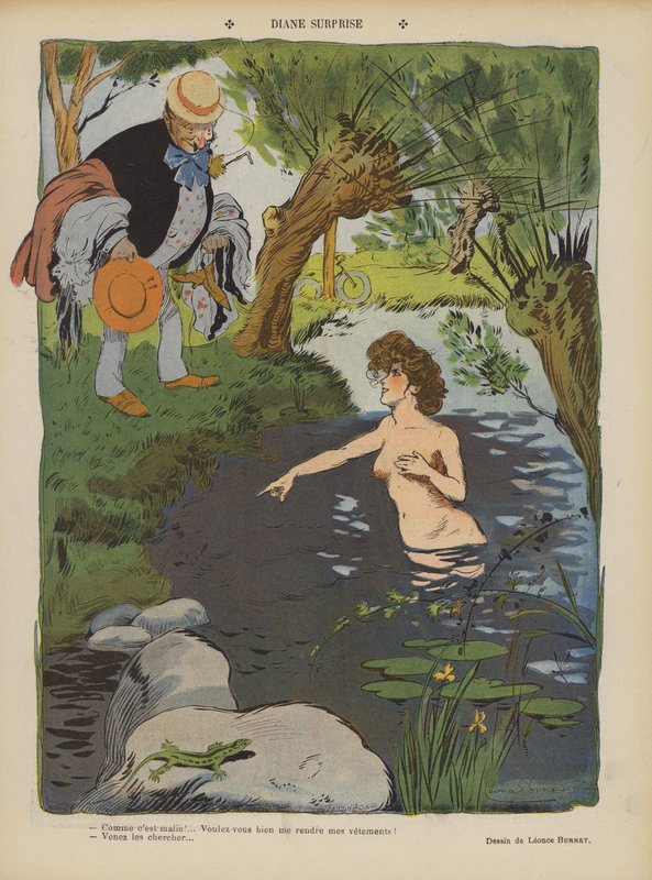 Illustration til Le Rire af Leonce Burret