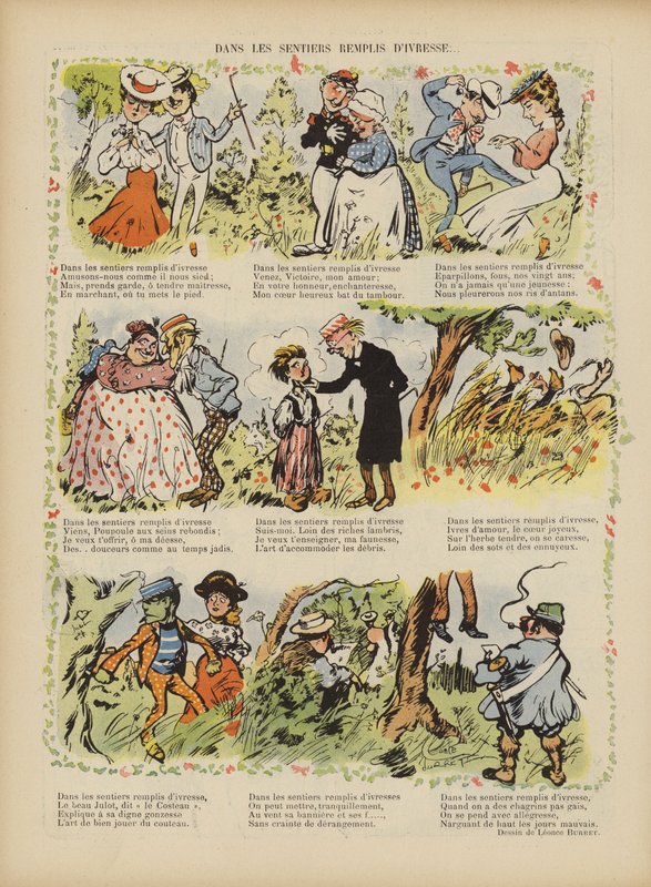 Illustration til Le Rire af Leonce Burret