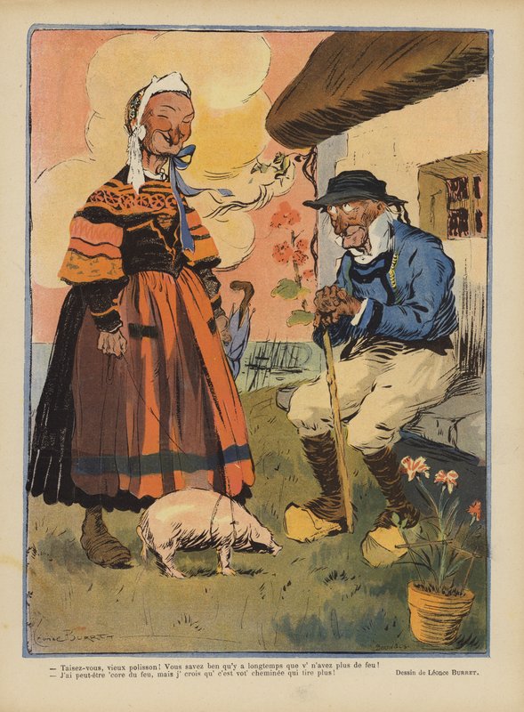 Illustration til Le Rire af Leonce Burret
