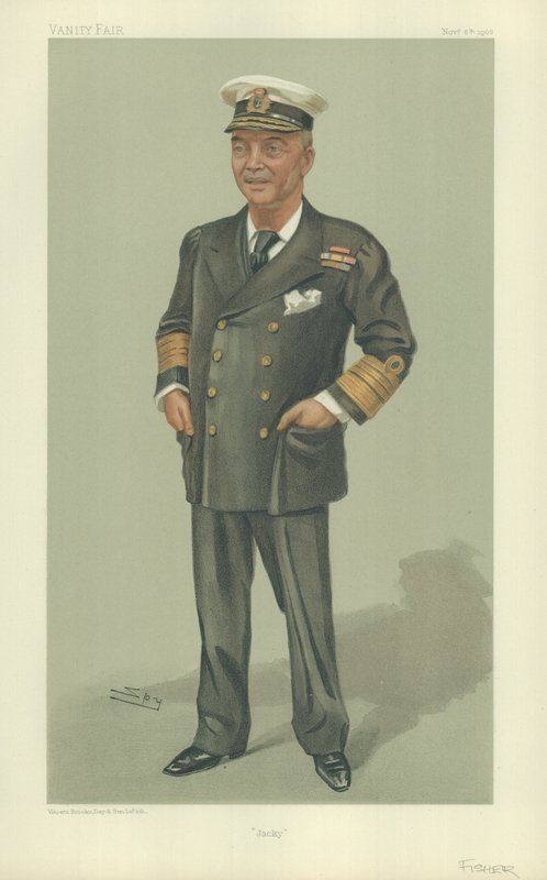 Admiral Sir John Arbuthnot Fisher af Leslie Matthew Ward