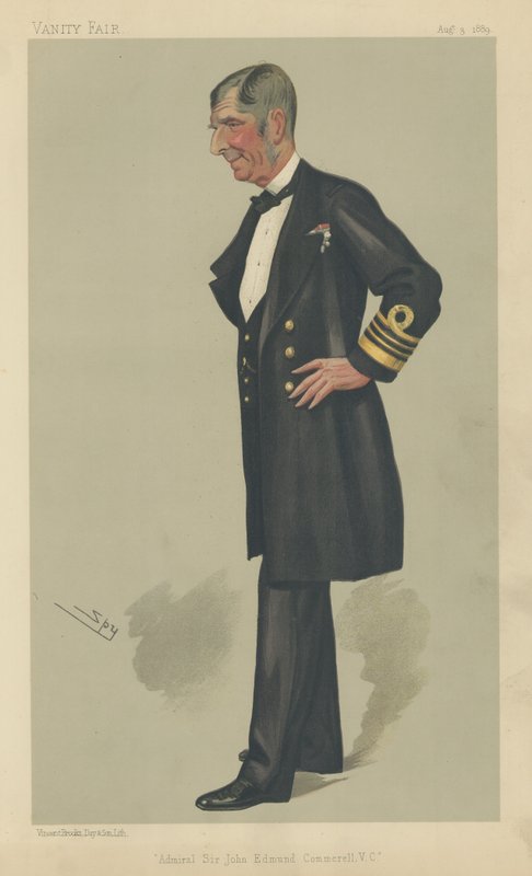 Admiral Sir John Edmund Commerell VC af Leslie Matthew Ward