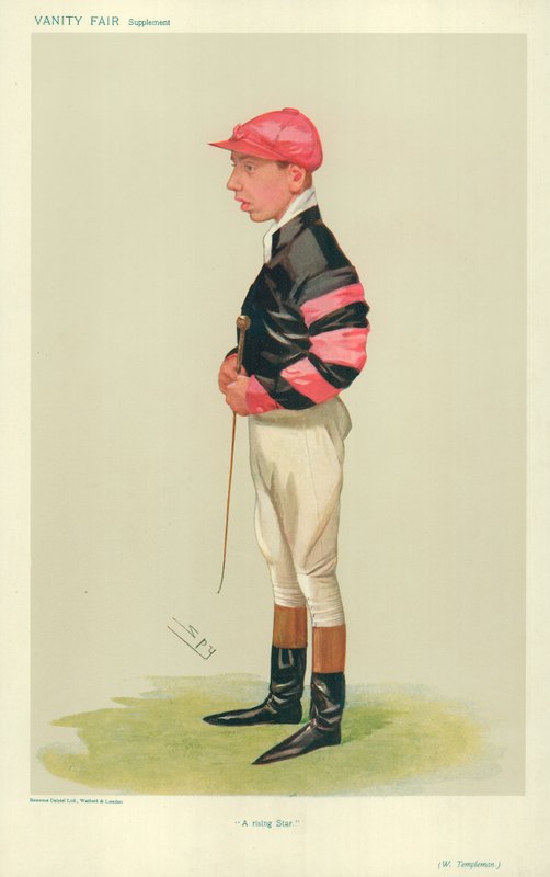 Arthur Templeman, A Rising Star, 7. november 1906, tegnefilm Vanity Fair af Leslie Matthew Ward