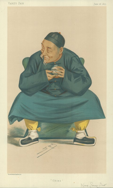 Hans Excellence Kuo Sun Tao, Kina, 16. juni 1877, tegneserie af Vanity Fair af Leslie Matthew Ward