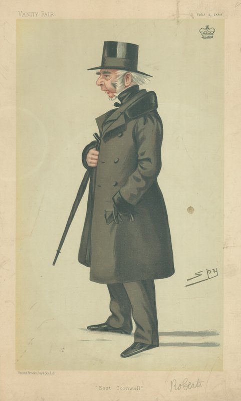 Lord Robartes, East Cornwall, 4. februar 1882, tegneserie af Vanity Fair af Leslie Matthew Ward