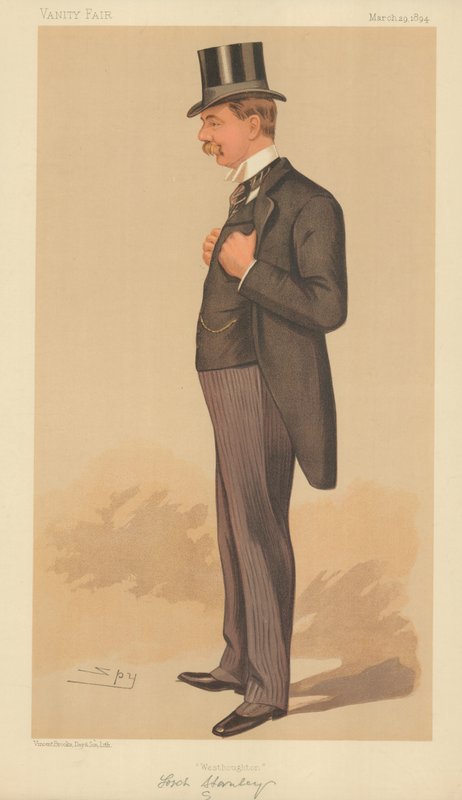 Lord Stanley MP, Westhoughton, 29. marts 1894, Vanity Fair tegneserie af Leslie Matthew Ward