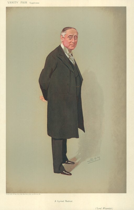 Lord Weardale, En kynisk radikal, 25. juli 1906, Vanity Fair tegnefilm af Leslie Matthew Ward