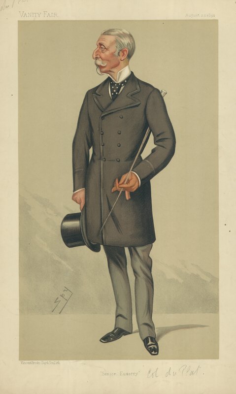 Generalmajor Charles Taylor Du Plat af Leslie Matthew Ward