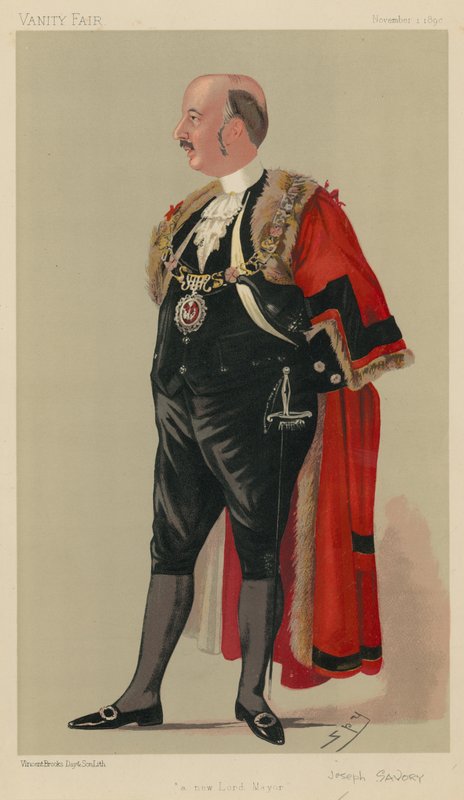 hr. rådmand Joseph Savory af Leslie Matthew Ward
