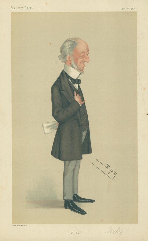 Mr. Charles Seely, Pigs, 21. december 1878, Vanity Fair tegneserie af Leslie Matthew Ward