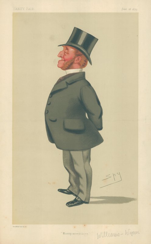 Mr Charles Watkin Williams-Wynn, Montgomeryshire, 28. juni 1879, Vanity Fair tegneserie af Leslie Matthew Ward