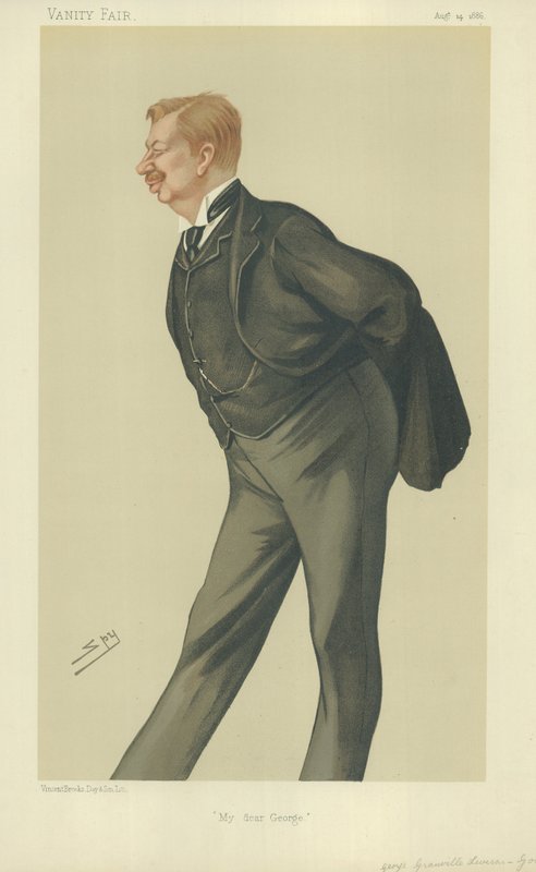 George Granville Leveson-Gower af Leslie Matthew Ward