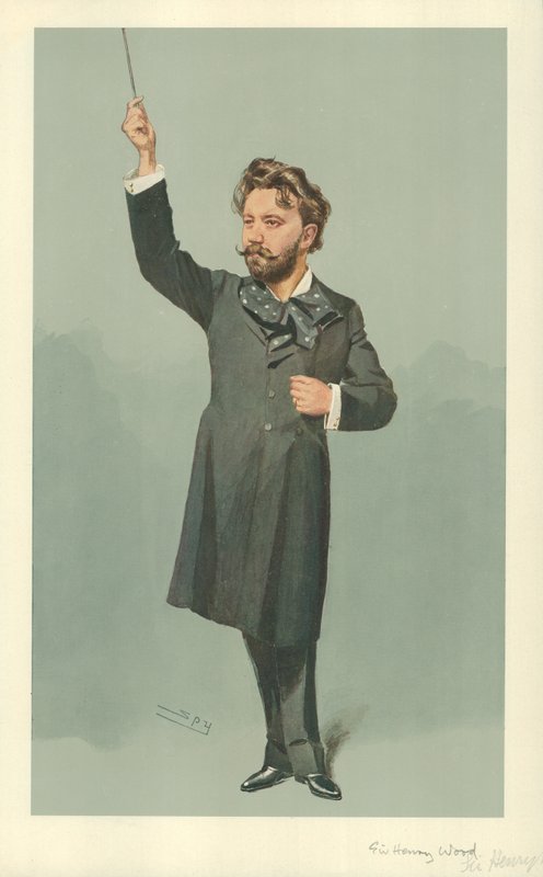 Mr Henry J Wood, 17. april 1907, Vanity Fair tegneserie af Leslie Matthew Ward