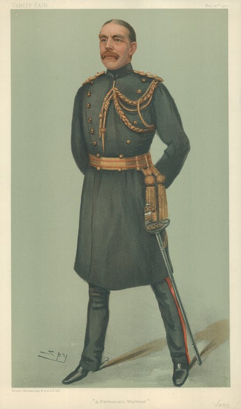 Mr William Dudley Ward, A permanent warrior, 30. maj 1901, Vanity Fair tegneserie af Leslie Matthew Ward