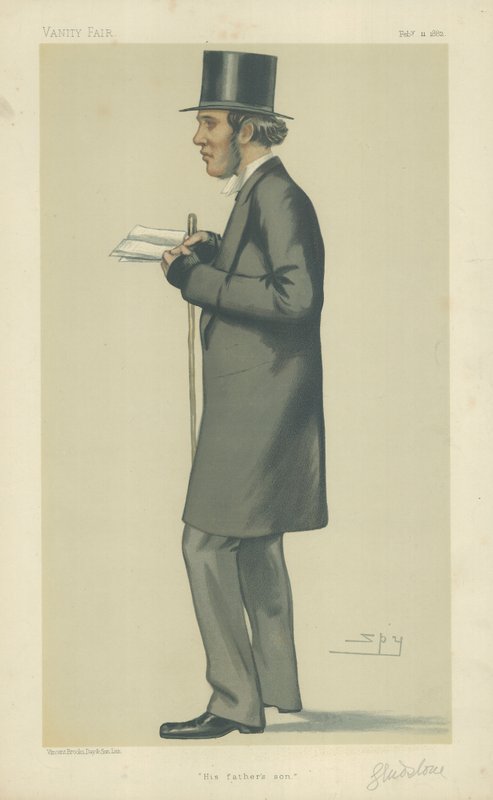 Mr William Henry Gladstone af Leslie Matthew Ward