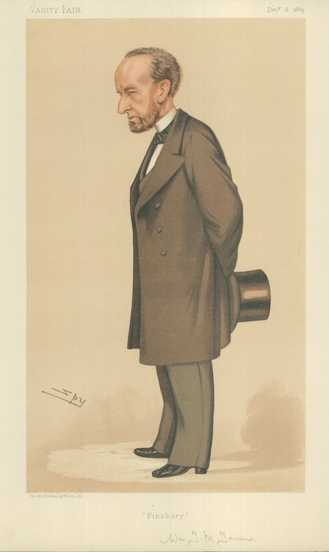 Mr. William McCulagh Torrens, Finsbury, 8. december 1883, tegneserie af Vanity Fair af Leslie Matthew Ward