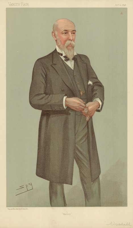 Mr William Woodall, Hanley, 15. oktober 1896, Vanity Fair tegneserie af Leslie Matthew Ward