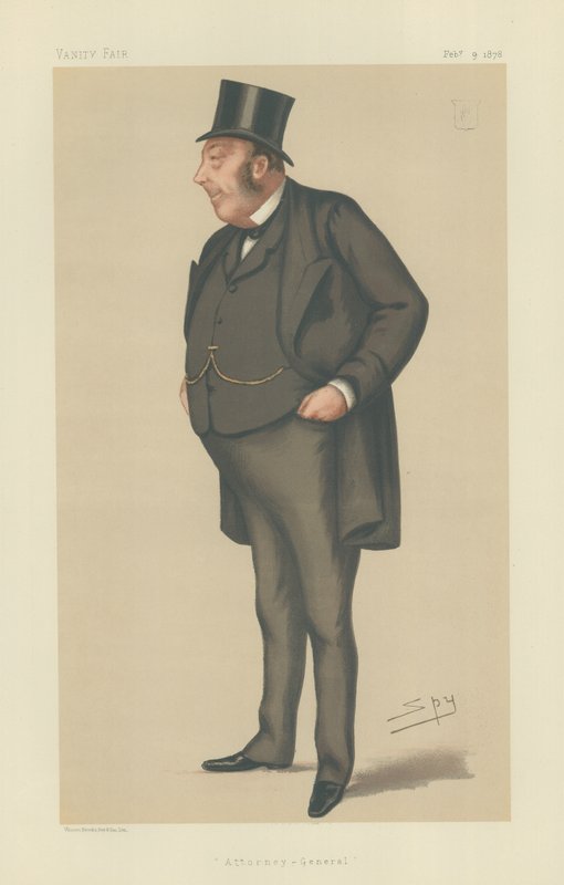 Sir John Holker af Leslie Matthew Ward