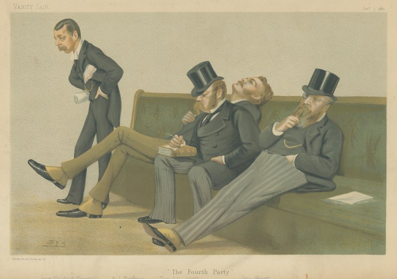 Spencer-Churchill, Balfour, Drummond-Wolff og Gorst af Leslie Matthew Ward