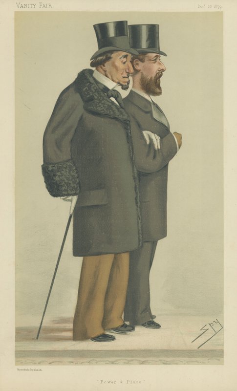 Jarlen af Beaconsfield og hr. Montagu William Lowry Corry af Leslie Matthew Ward