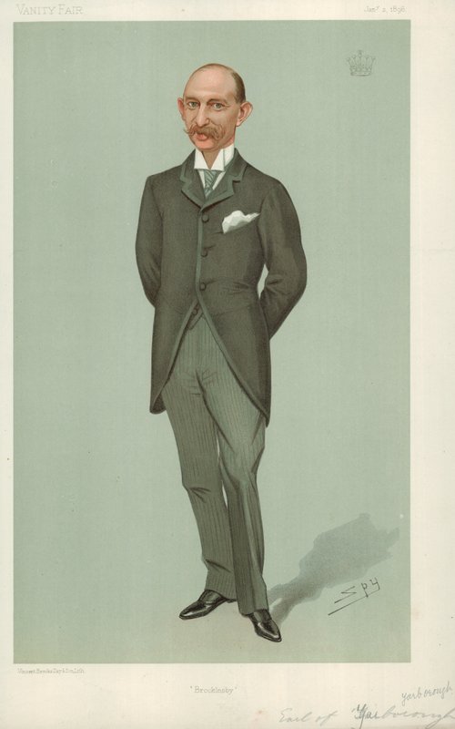 Jarlen af Yarborough, Brocklesby, 2. januar 1896, Vanity Fair-tegneserie af Leslie Matthew Ward