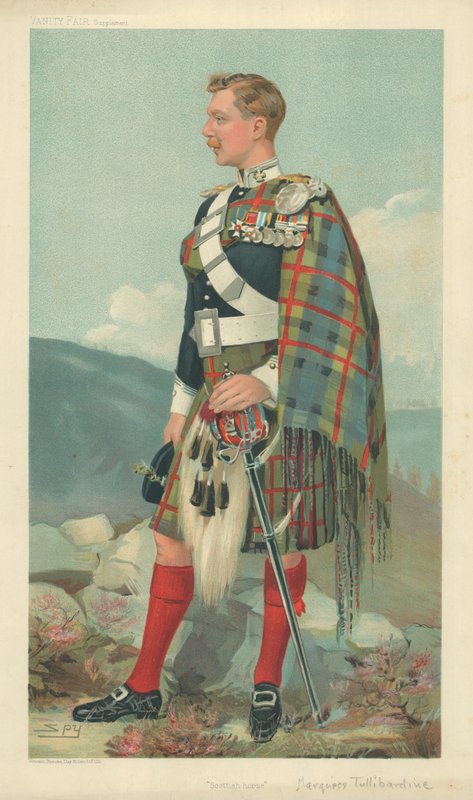 The Marquis of Tullibardine, Scottish Horse, 23. marts 1905, Vanity Fair tegnefilm af Leslie Matthew Ward