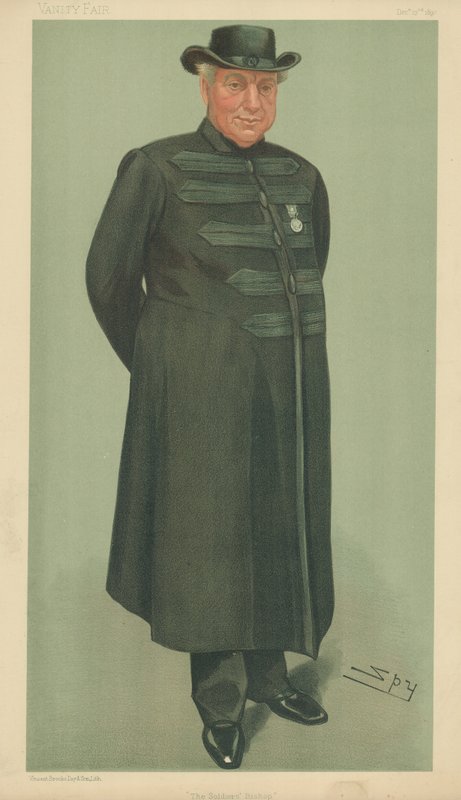 Rev Arthur Robins, Soldaternes biskop, 23. december 1897, Vanity Fair tegneserie af Leslie Matthew Ward