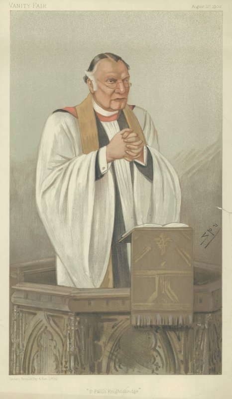 Præsten H Montagu Villiers af Leslie Matthew Ward