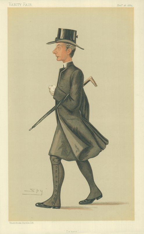 The Right Rev George Howard Wilkinson, Bishop of Truro, Truro, 26. december 1885, Vanity Fair tegneserie af Leslie Matthew Ward