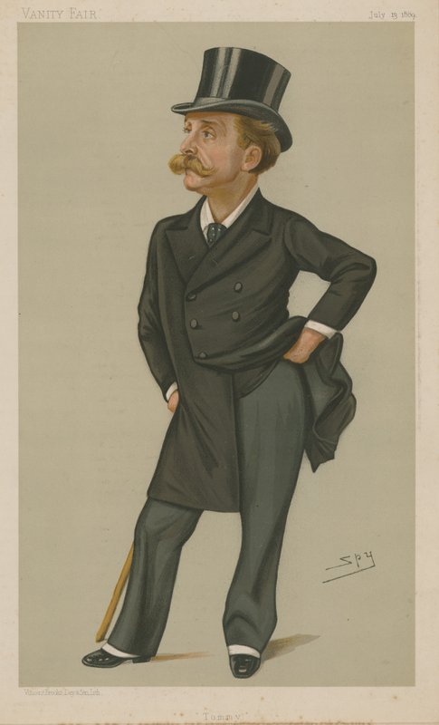 Thomas Gibson Bowles (farve litho) af Leslie Matthew Ward