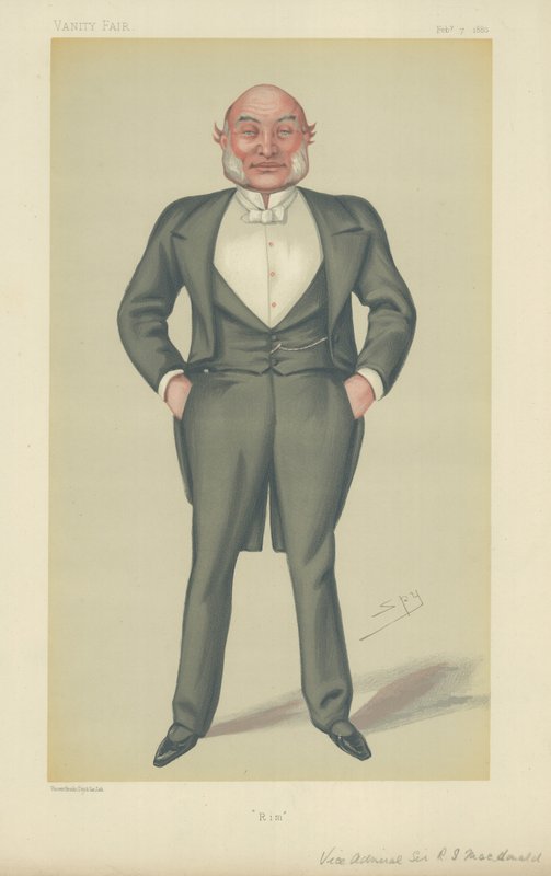 Viceadmiral Sir Reginald John Macdonald af Leslie Matthew Ward