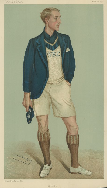 W E Crum, formand for Oxford University Boat Club af Leslie Matthew Ward